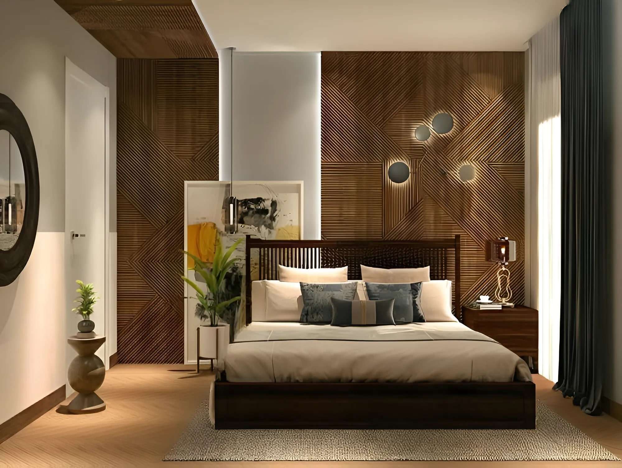 Các hoạt tiết trang trí làm căn phòng ngủ Retro thêm phẩn hoài cổ Các hoạt tiết trang trí làm căn phòng ngủ Retro thêm phẩn hoài cổ
