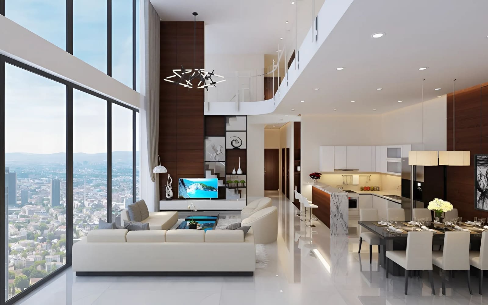 Mẫu thiết kế căn hộ duplex do Mê Nội Thất thực hiện Mẫu thiết kế căn hộ duplex do Mê Nội Thất thực hiện