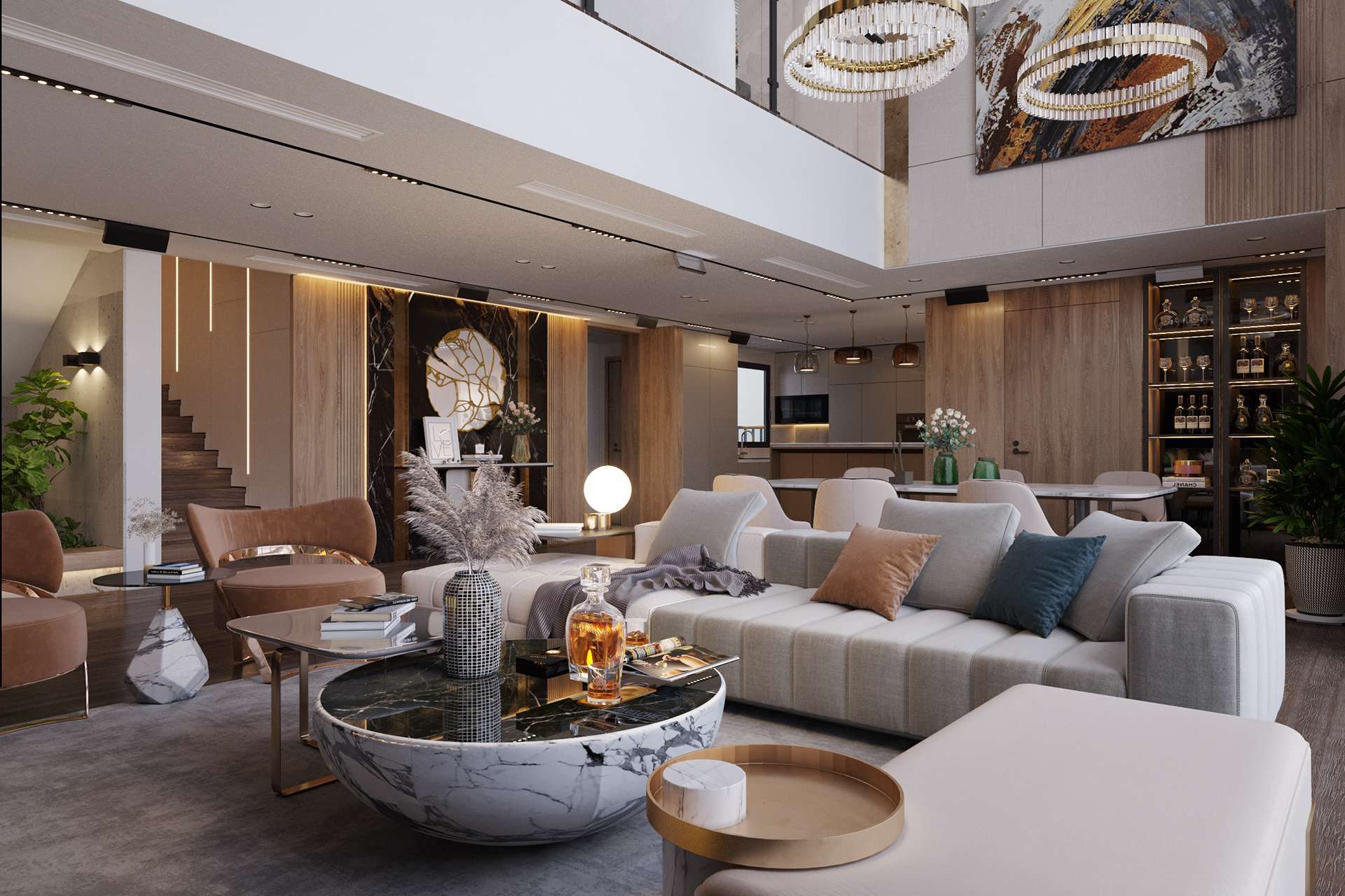 Căn hộ Duplex với thiết kế nội thất sang trọng - đẳng cấp Căn hộ Duplex với thiết kế nội thất sang trọng - đẳng cấp