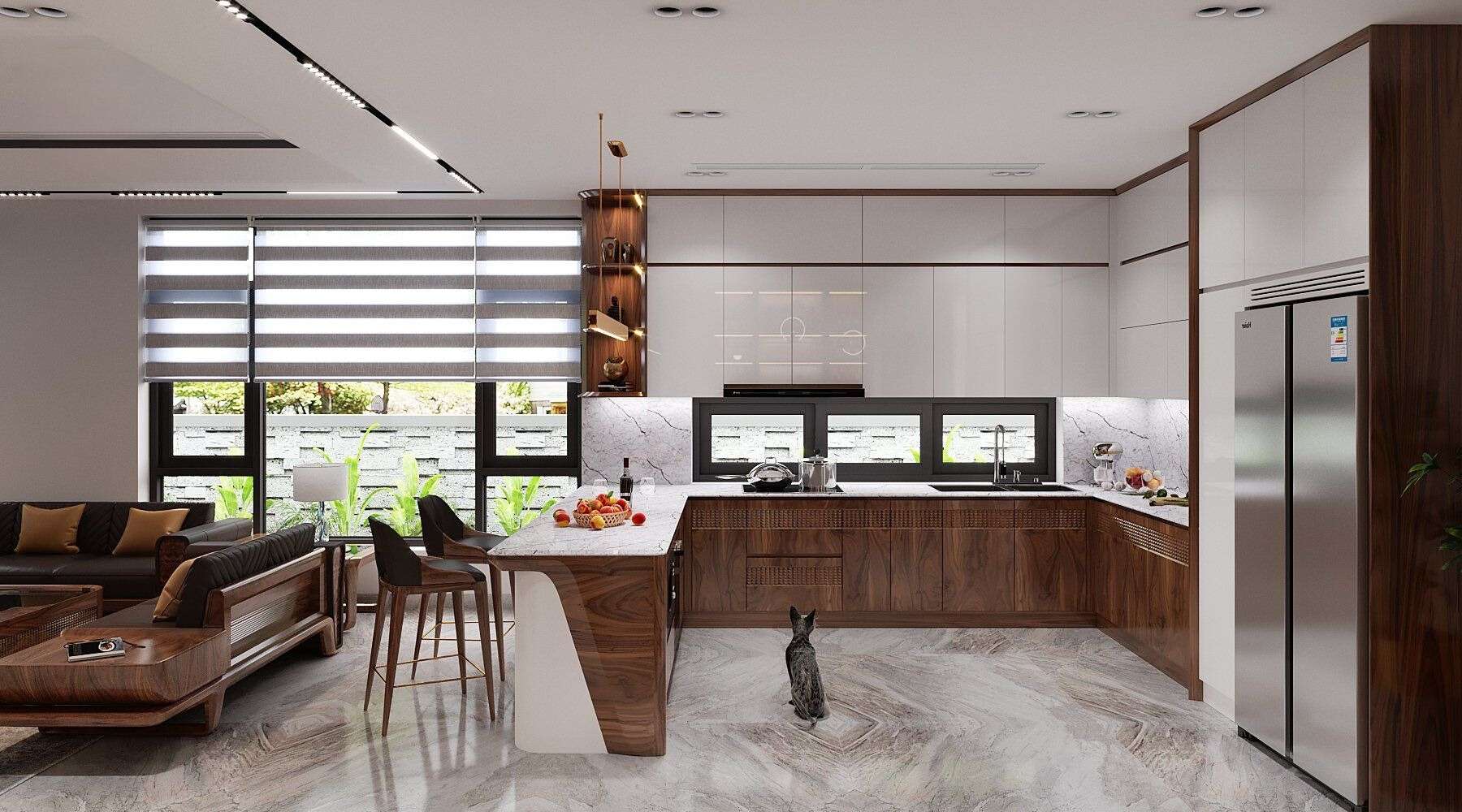 Vẻ đẹp sang trọng và đẳng cấp toát lên từ những đường vân mềm mại và màu sắc ấm áp của đồ nội thất gỗ óc chó Vẻ đẹp sang trọng và đẳng cấp toát lên từ những đường vân mềm mại và màu sắc ấm áp của đồ nội thất gỗ óc chó