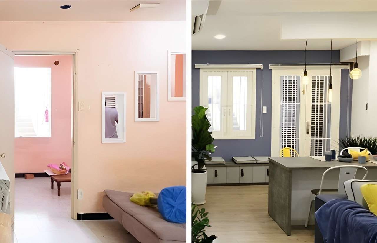 Nhà phố cũ được cải tạo thành không gian mới mẻ và tiện nghi hơn Nhà phố cũ được cải tạo thành không gian mới mẻ và tiện nghi hơn