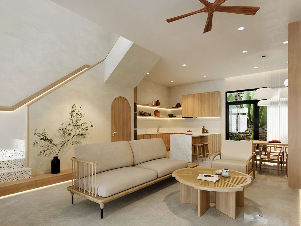 Đổi mới không gian sống với những chất liệu mộc mạc và nhẹ nhàng Đổi mới không gian sống với những chất liệu mộc mạc và nhẹ nhàng