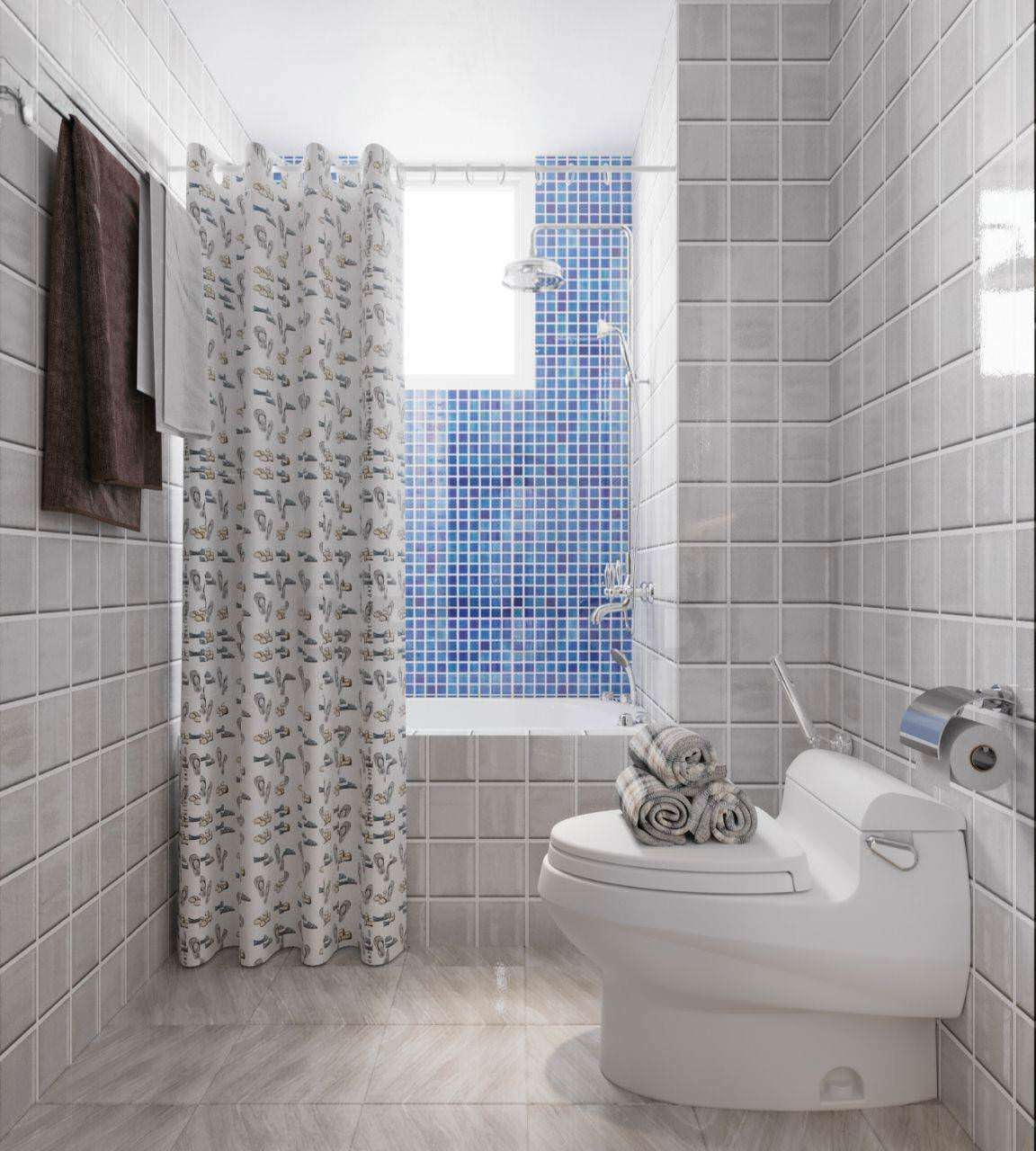 Toilet cần được nhỏ gọn để phù hợp với diện tích phòng ngủ vợ chồng 10m2 Toilet cần được nhỏ gọn để phù hợp với diện tích phòng ngủ vợ chồng 10m2