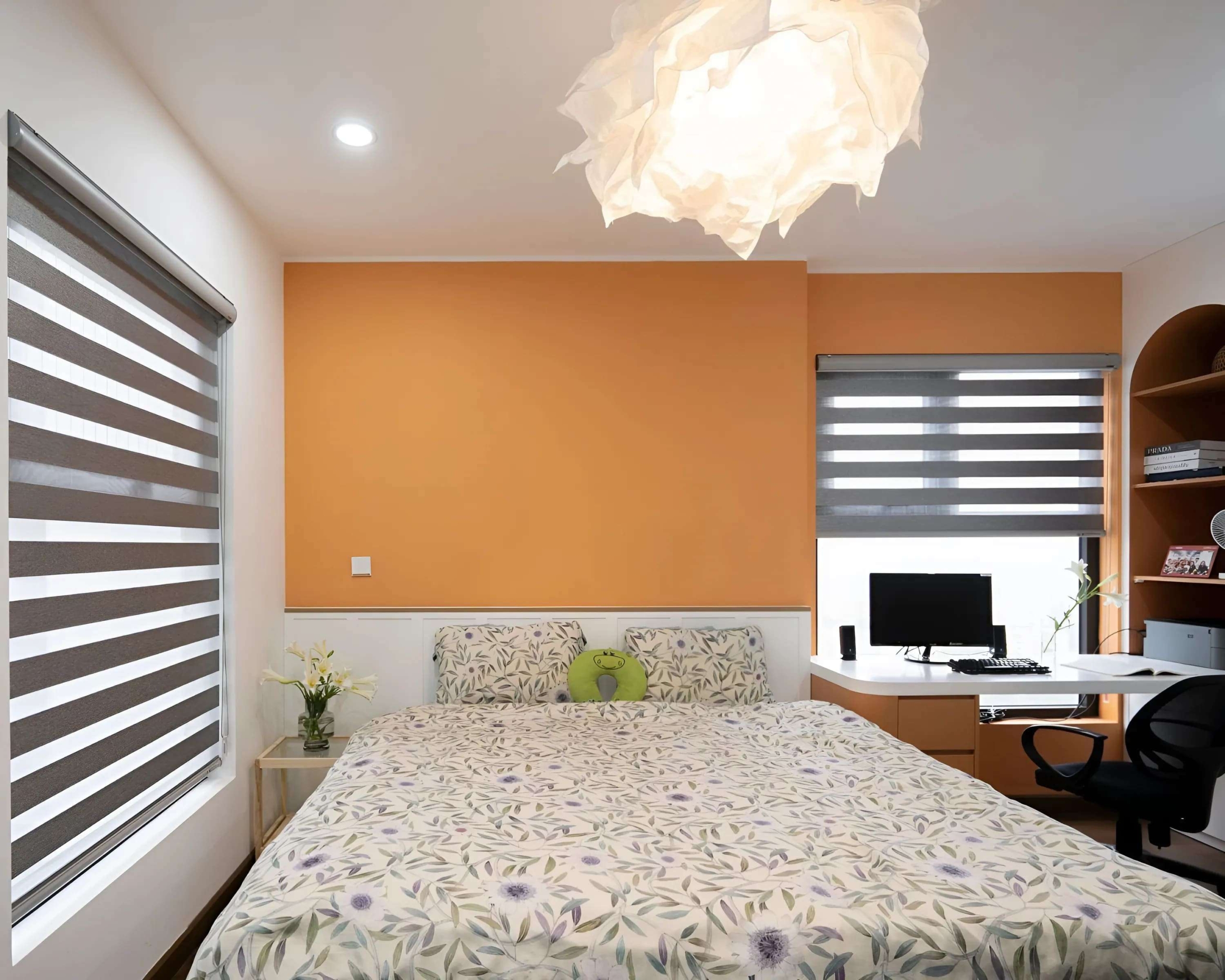 Phòng ngủ 10m2 phong cách Color Block dành cho vợ chồng Phòng ngủ 10m2 phong cách Color Block dành cho vợ chồng