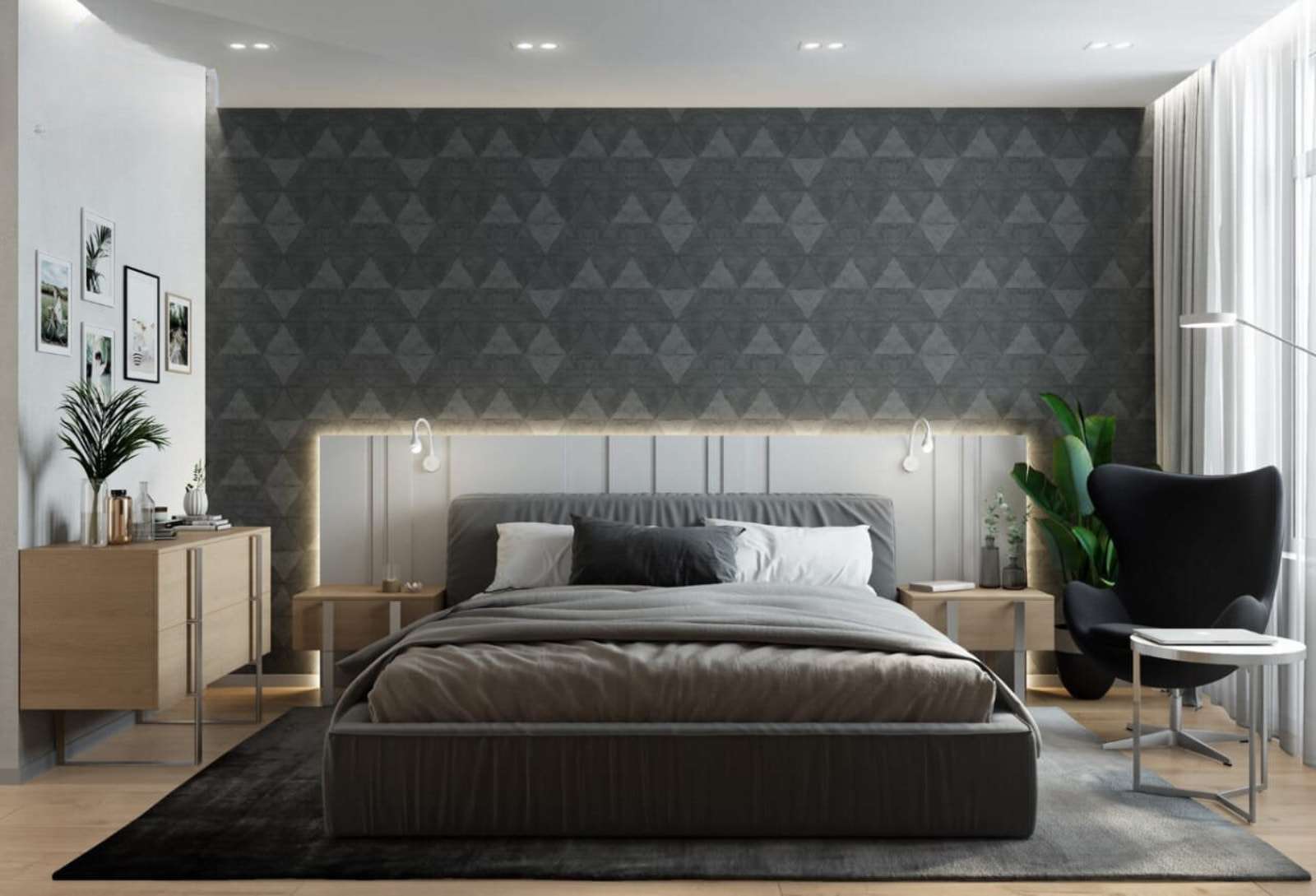 Sử dụng tab đầu giường cho phòng ngủ hiện đại 10m2 cho vợ chồng Sử dụng tab đầu giường cho phòng ngủ hiện đại 10m2 cho vợ chồng
